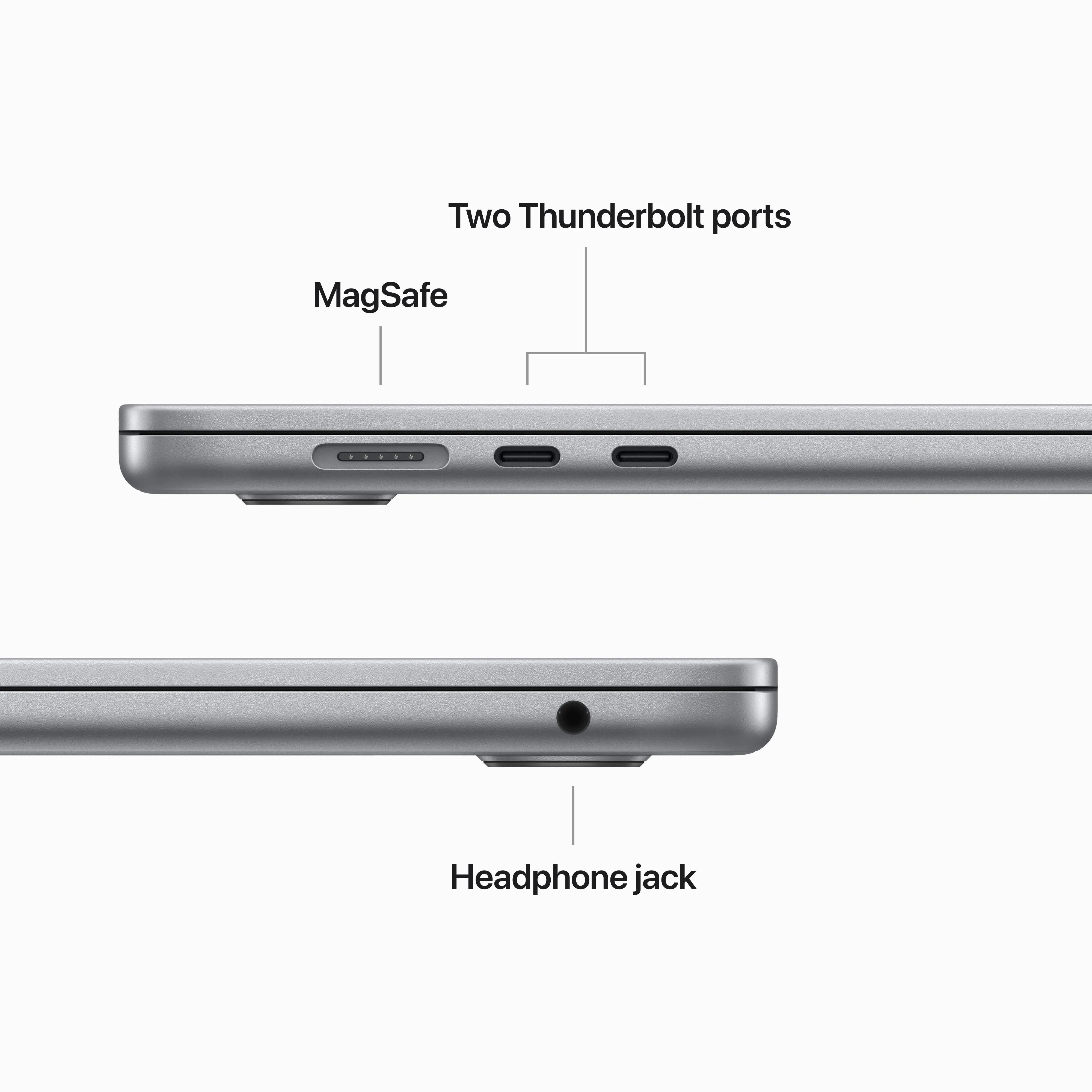 15-inch MacBook Air: Apple M2 chip with 8-core CPU and 10-core GPU, 256GB SSD - Space Grey
