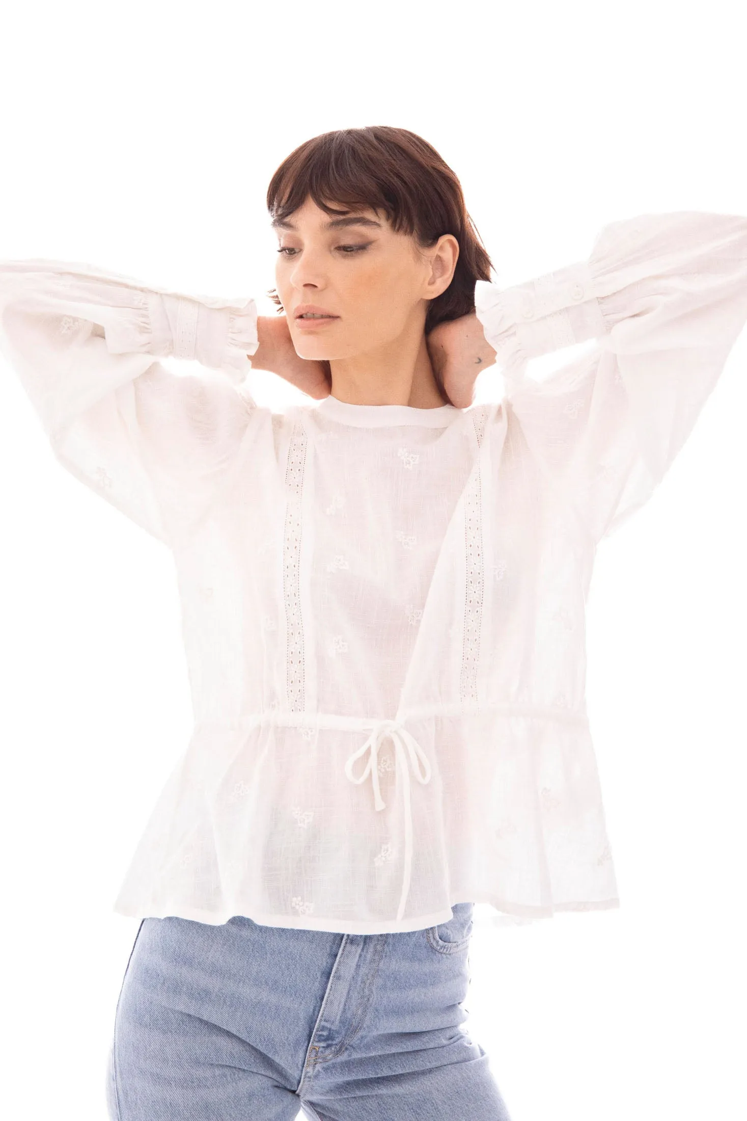 Catalina Blouse - White