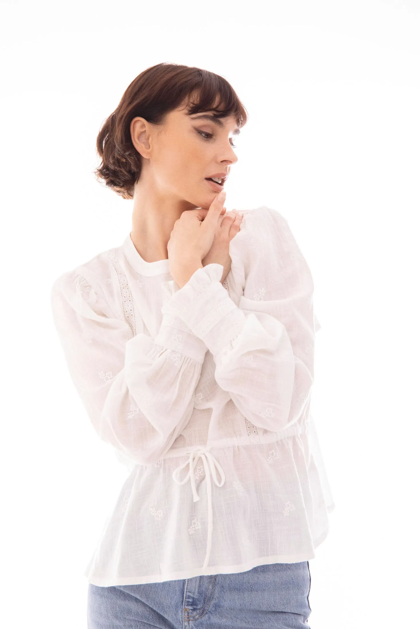 Catalina Blouse - White