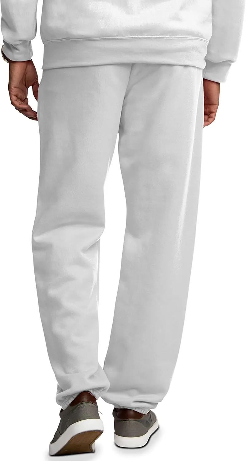 Fruit of the Loom Eversoft Fleece Elastic Bottom Sweatpants with Pockets, Relaxed Fit, Moisture Wicking, Breathable