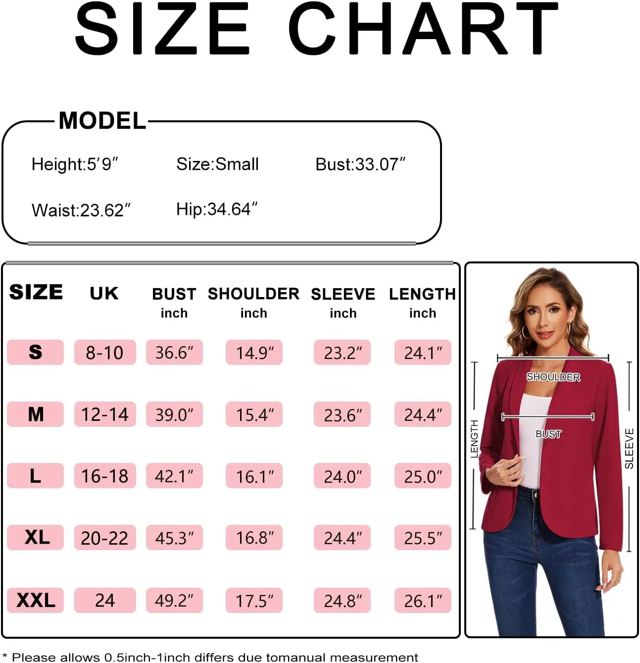 MINTLIMIT Womens Blazer Long Sleeve Shawl Lapel Business Work Blazers Button Open Front Casual Office Jackets
