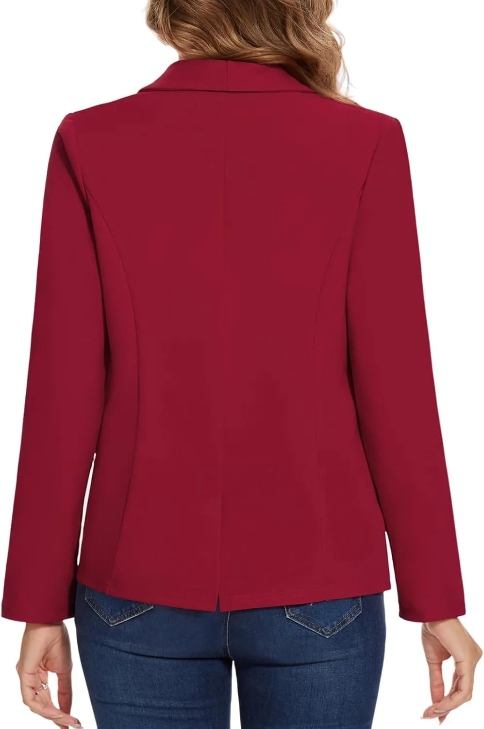 MINTLIMIT Womens Blazer Long Sleeve Shawl Lapel Business Work Blazers Button Open Front Casual Office Jackets