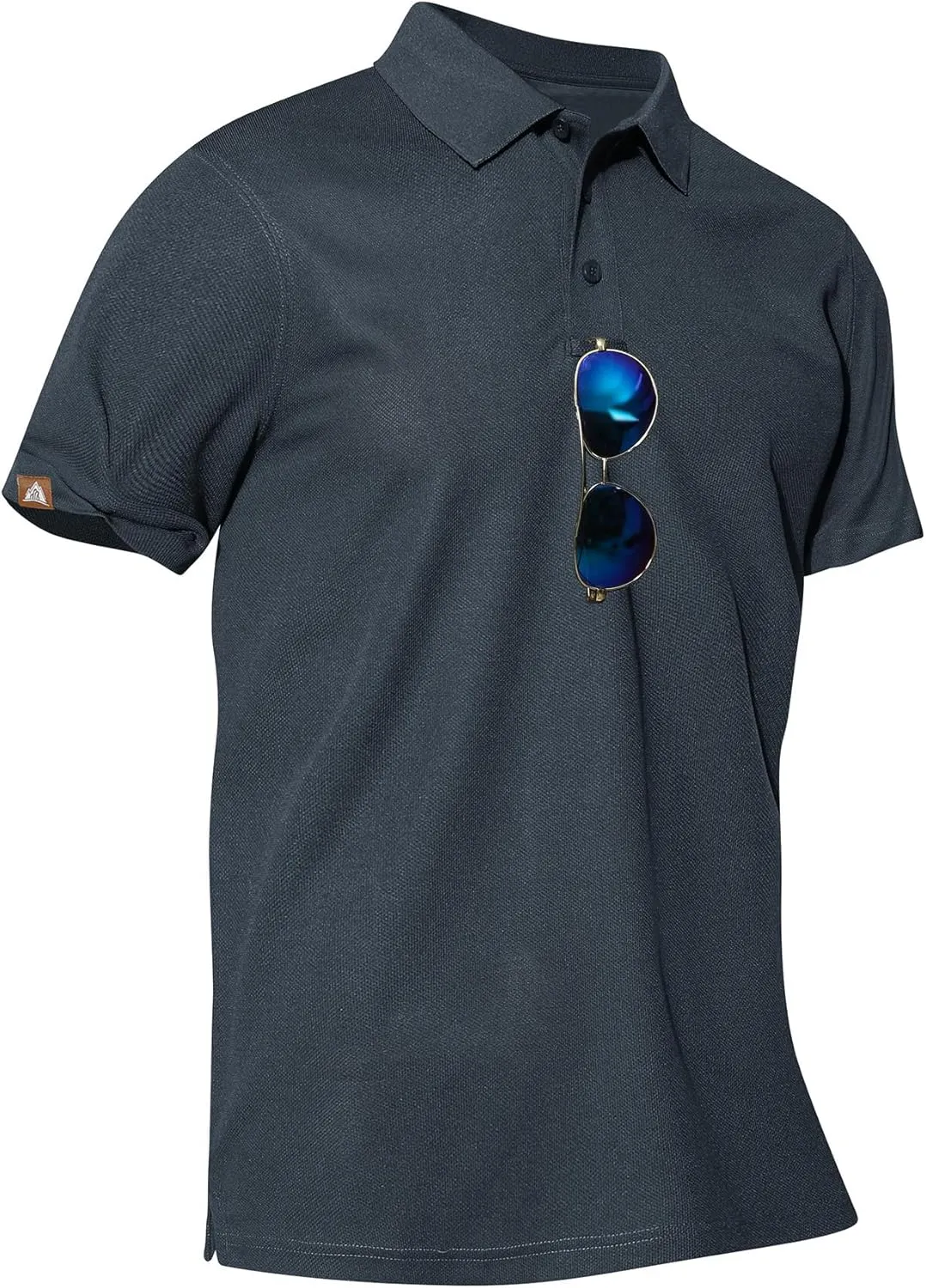 MOERDENG Men's Golf Polo Shirt Regular-fit Quick-Dry Performance Tactical Shirts Short and Long Sleeve Jersey Tennis Shirt