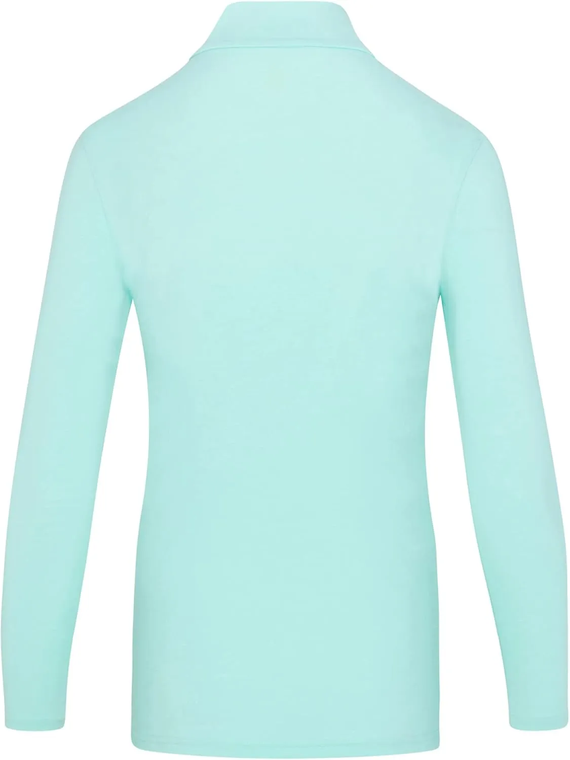 Natural Uniforms Women's Long Sleeve Mock Turtle-Neck T-Shirt Under Scrub