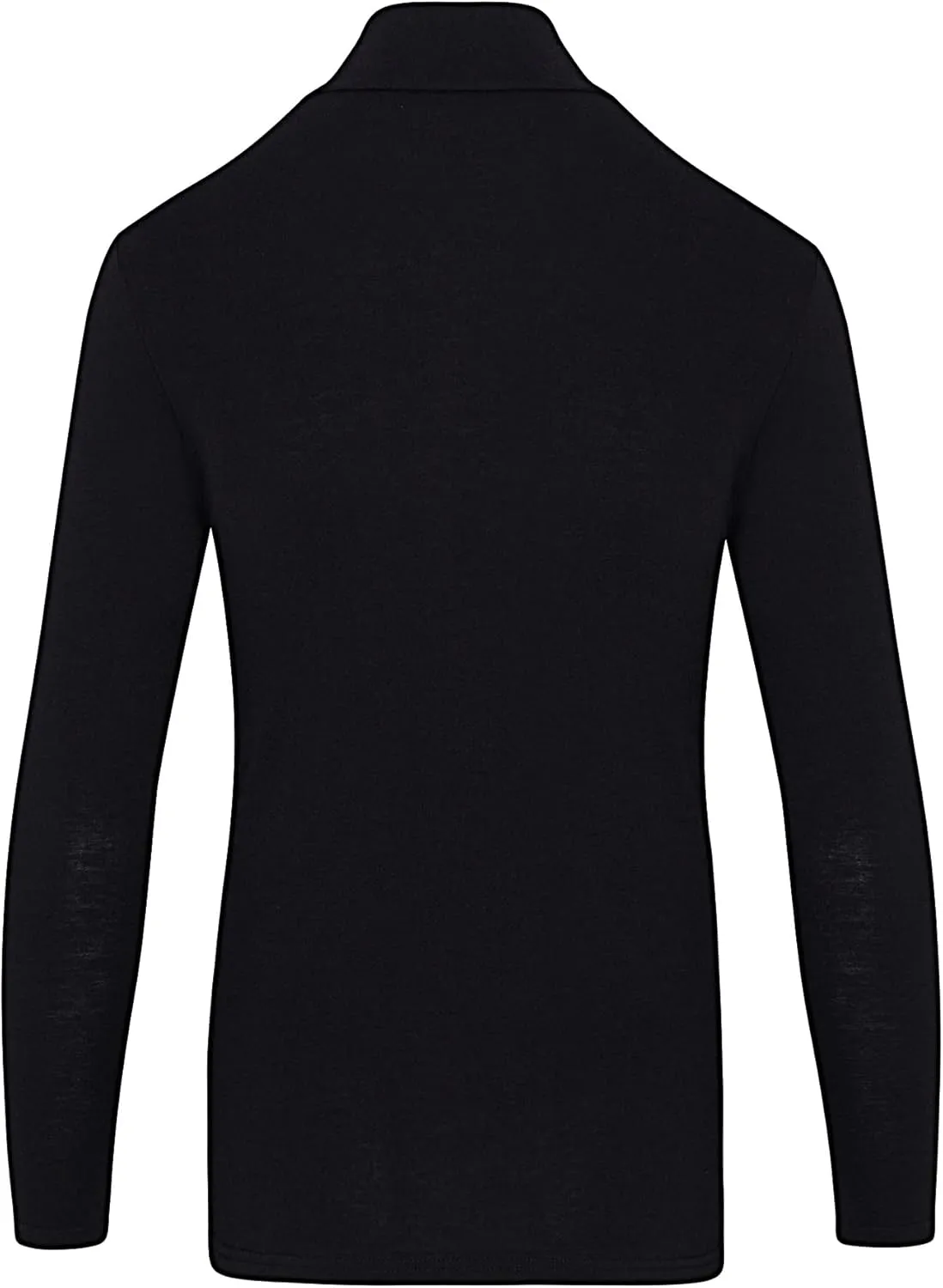 Natural Uniforms Women's Long Sleeve Mock Turtle-Neck T-Shirt Under Scrub