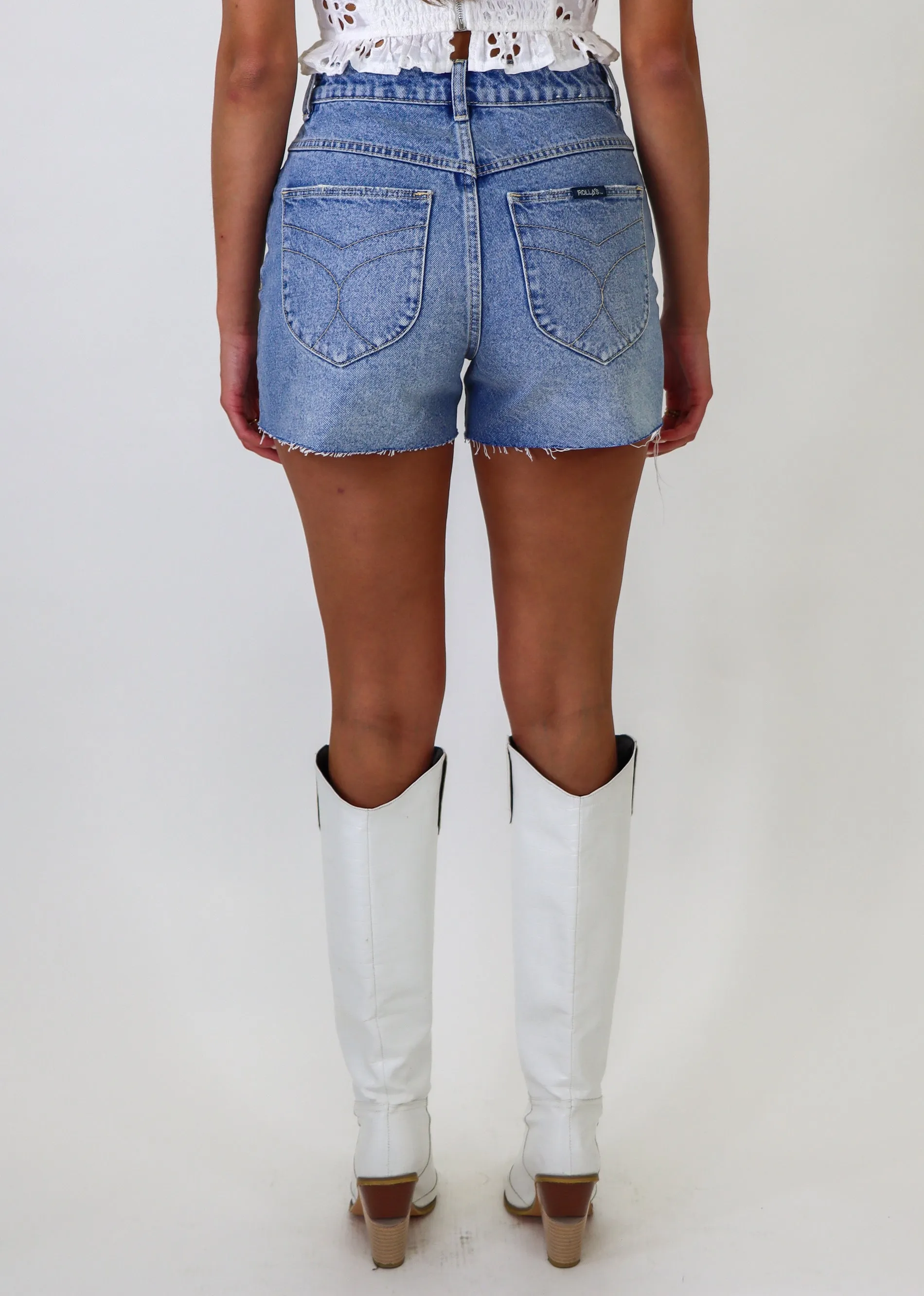 Rollas Now You Do Denim Shorts ★ Medium Wash