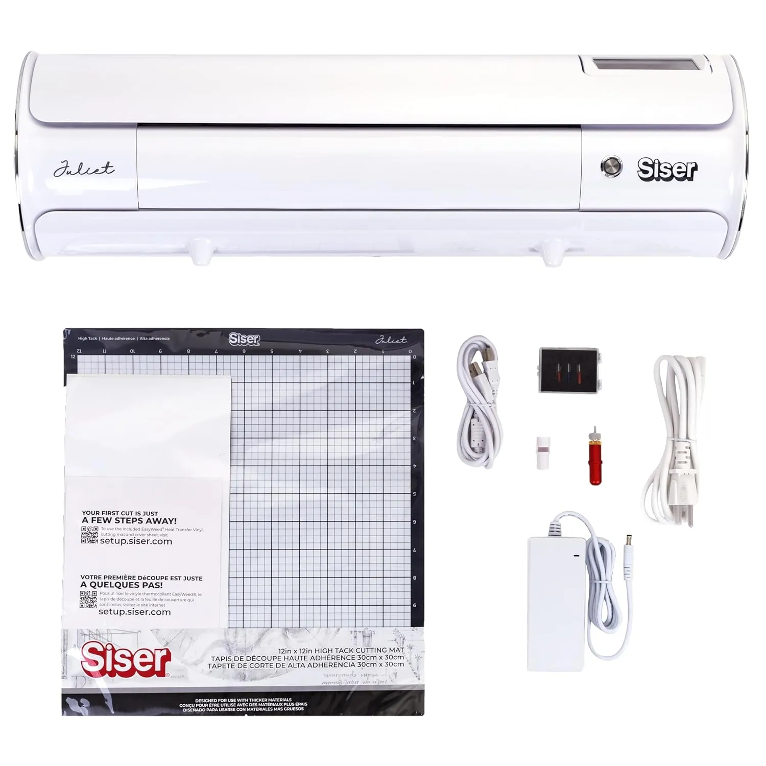Siser Juliet High-Definition Cutter - 12" Professional Cutting Machine for Vinyl, Paper, and More  WiFi Compatible with Windows & Mac - Includes Leonardo Design Studio Software