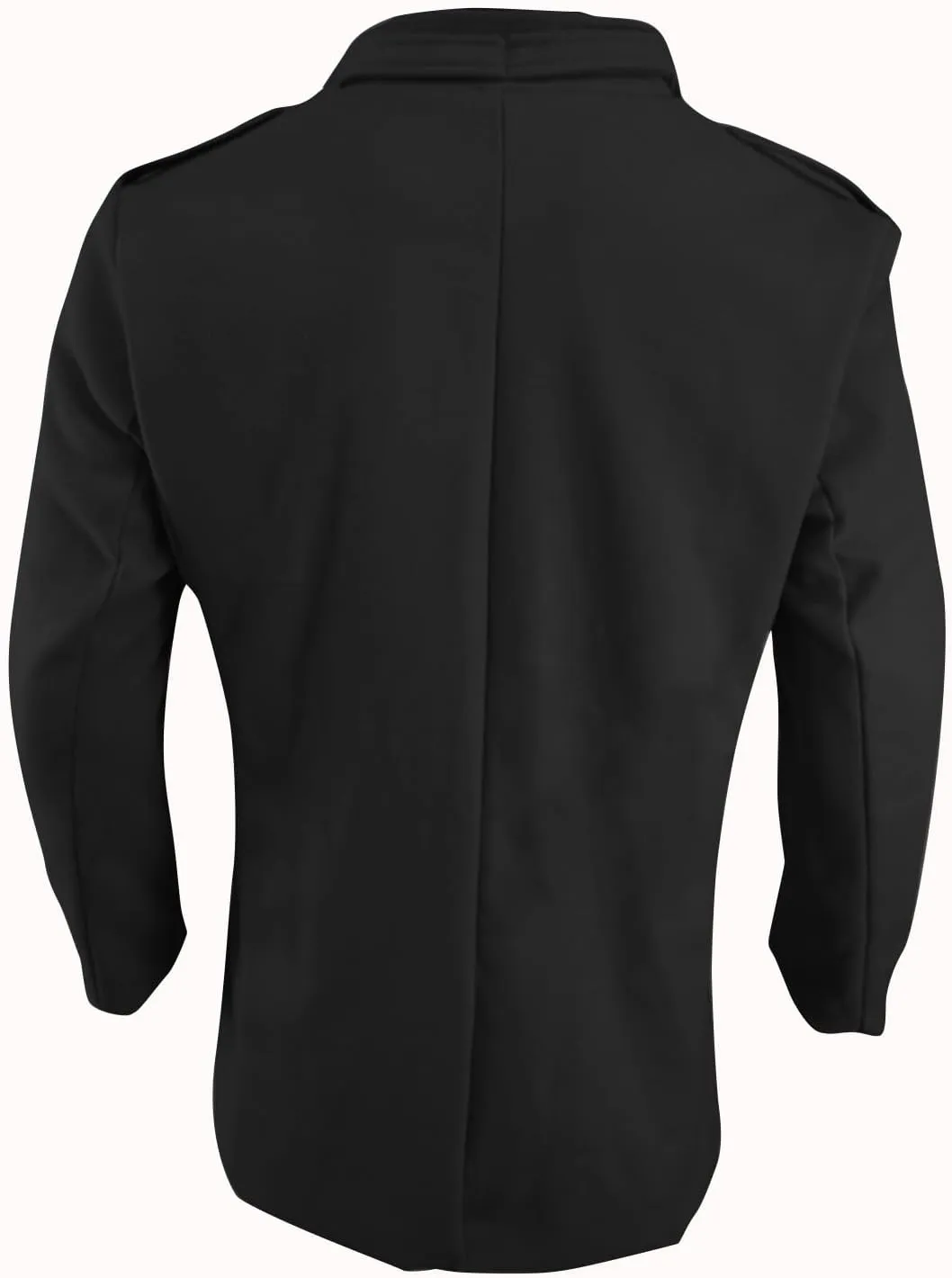 Trench Coat Men Wool Blend Double Breasted Notched Lapel Slim Fit Mid Long Windbreaker Causal Business Overcoat