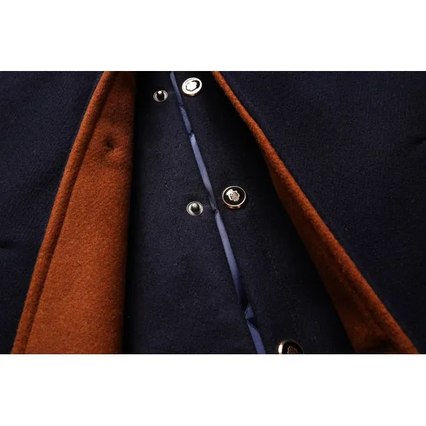 Wollen mix zakelijke casual kasjmier trenchcoats