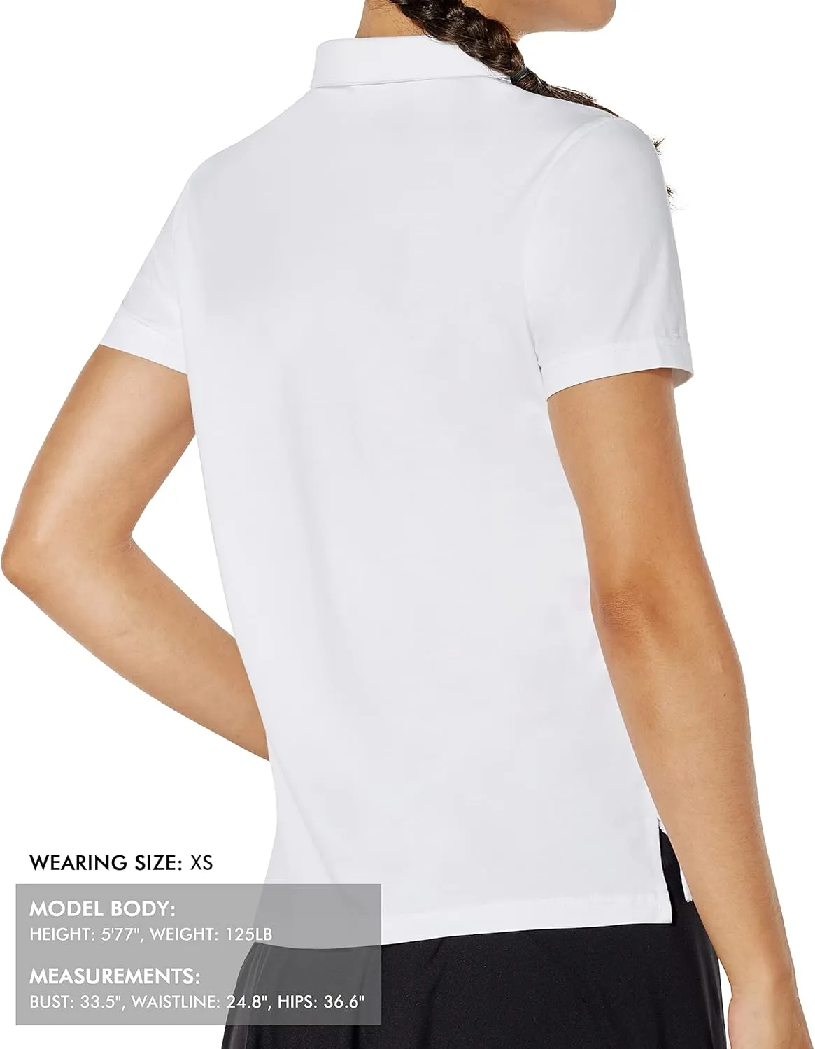 Women's Golf Shirt V Neck Short Long Sleeve Polo Shirts Lightweight Quick Dry Workout Daily Work Shirts Tops